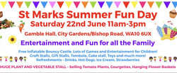 St Marks Summer Fun Day at the Gamble Hall and Field