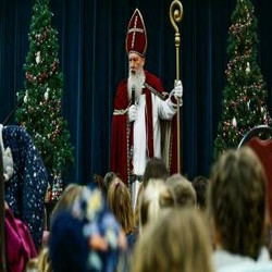 St. Nicholas visits the Shrine of Our Lady of Guadalupe