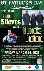 St. Patrick's Day Celebration with The Slieves and Q. Brooke Bachand