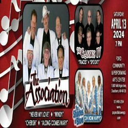 Stars of the Sixties Live in Dearborn, Mi on Saturday, April 13 at the Ford Community and Pac