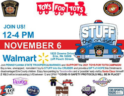 Stuff The Cruiser for Toys For Tots!