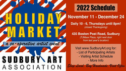 Sudbury Art Association Holiday Market