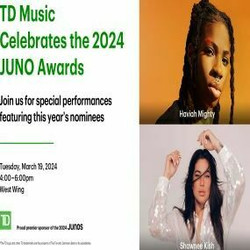 Td Music Celebrates the 2024 Juno Awards