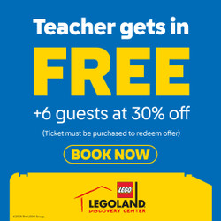 Teacher Appreciation Month Returns to Legoland Discovery Center!