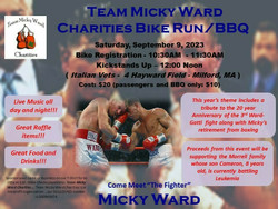 Team Micky Ward Charities Bike Run/BBQ