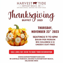 Thanksgiving Day at Harvest Tide Bethany!