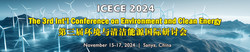 The 3rd Int’l Conference on Environment and Clean Energy (icece 2024)