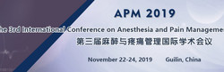 The 3rd International Conference on Anesthesia and Pain Management (apm 2019)