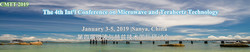 The 4th Int'l Conference on Microwave and Terahertz Technology (icmtt 2019)