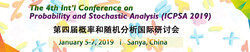 The 4th Int’l Conference on Probability and Stochastic Analysis (icpsa 2019)