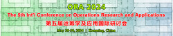 The 5th Int'l Conference on Operations Research and Applications (ora 2024)