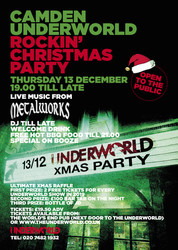 The Camden Underworld Rockin' Christmas Party w/ Freebies!
