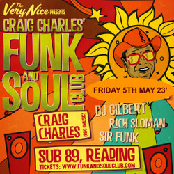 The Craig Charles Funk and Soul Club - Reading