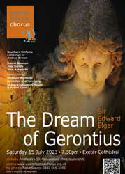 The Dream of Gerontius at Exeter Cathedral on Saturday 15th July 2023, 7.30pm