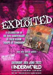The Exploited at The Underworld - London // Date & Venue Change