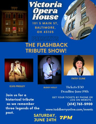 The Flashback Tribute Show Elvis, Buddy Holly, and Patsy Cline
