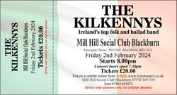 The Kilkennys Live at Mill Hill Social Club Fri 2nd Feb