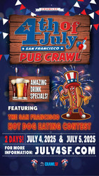 The Official Fourth of July Pub Crawl and Hot Dog Eating Contest