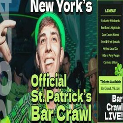 The Official New York St Patricks Day Bar Crawl By Bar Crawl Live March 16