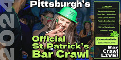 The Official Pittsburgh St Patricks Day Bar Crawl By BarCrawl Live March 16