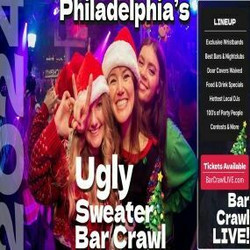 The Official Ugly Sweater Bar Crawl Philadelphia by Bar Crawl Live 2024