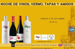 This Saturday Great Vermouths, Wines, Tapas & Friends Evening In La Latina :)