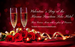 Three Course Valentine's Day Menu at the Sanctum Soho Hotel