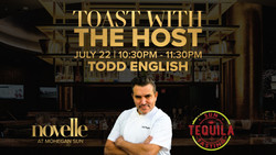 Toast With The Host Featuring Todd English: Sun Tequila Tasting Edition