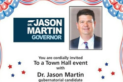 Town Hall Meeting with Dr. Jason Martin for Governor