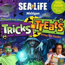 Tricks Or Treats at Sea Life Aquarium - Halloween Event for Kids in Metro Detroit, Michigan