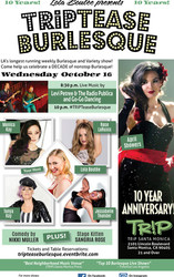 Triptease Burlesque 10 Year Anniversary Show!
