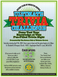 Trivia Night - Rotary Club of Webster Groves