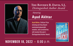 University of Scranton Weinberg Library Distinguished Author Award with Ayad Akhtar