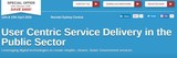 User Centric Service Delivery in the Public Sector
