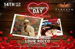 Valentine's Day Romantic Waterfront Dining Experience with Live Music and Free Glass of Champagne!