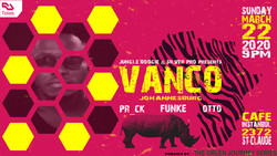 Vanco | Cafe Istanbul | March 22 | New Orleans
