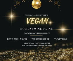 Vegan Holiday Wine and Dine