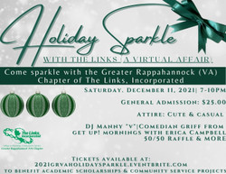 Virtual Holiday Sparkle With The Greater Rappahannock (va) Chapter Of The Links, Incorporated