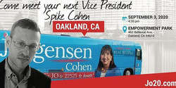 Vp Candidate Spike Cohenhold Rally In Oakland, Ca