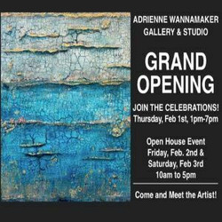 Wannamaker Art Gallery and Studio Grand Opening Event in Scottsdale Feb 1, 1-7pm; Feb 2 and 3