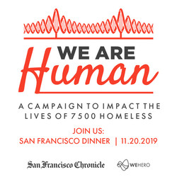 We Are Human Dinner - 100% of Ticket Price Goes to Support Homeless
