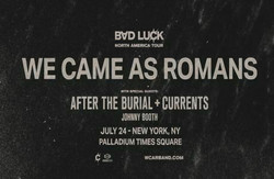 We Came As Romans in Nyc on Bad Luck Tour on July 24th at Palladium Times Square