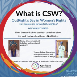 What is Csw? A United Nations Csw Informational Event