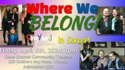 Where We Belong - SingYourJoy in Concert!