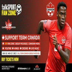 World Cup London Team Canada Vip Fan Zone Waterloo