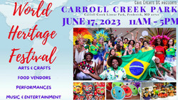 World Heritage Festival June 17th 2023 @ Carroll Creek Park, Frederick, Md