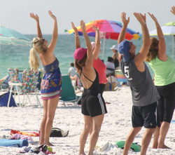 Yoga On Siesta Key Public Beach