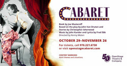 "cabaret" at OpenStage Theatre and Company