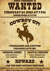 "cowboy Up" supporting Boise Love Inc