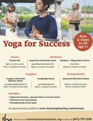 [free] Yoga For Success on Sun Sep 15, 2019 at 3 p.m, Markham